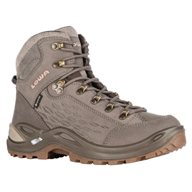 Lowa Wanderschuhe Renegade Warm Mid GTX (Winter-All-Terrain, wasserdicht) dunkelbraun Damen