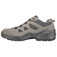 Lowa Wanderschuhe Sirkos Evo Low GTX (Veloursleder/Textil, wasserdicht) nelkenbraun/anthrazitgrau Herren