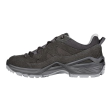 Lowa Wanderschuhe Sirkos Evo Low GTX (Veloursleder/Textil, wasserdicht) anthrazitgrau/beere Damen