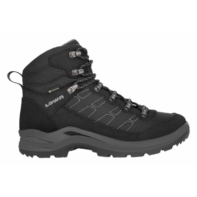 Lowa Wanderschuhe Taurus Pro Mid GTX (All-Terrain, Veloursleder/Textil, wasserdicht) 2024 schwarz Damen