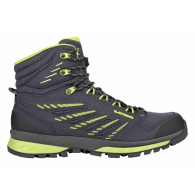 Lowa Wanderschuhe Trek Evo Mid GTX (Trekking, Synthetik/Textil, wassderdicht) navyblau/limegrün Herren