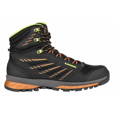 Lowa Wanderschuhe Trek Evo Mid GTX (Trekking, Synthetik/Textil, wassderdicht) schwarz/flame Herren