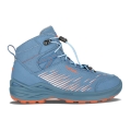 Lowa Wanderschuhe Zirrox GTX MID Junior (Multifunktion, wasserdicht) skyblau/orange Kinder