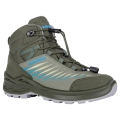 Lowa Wanderschuhe Zirrox II GTX MID Junior (Multifunktion, wasserdicht) olivegrün/skyblau Kleinkinder