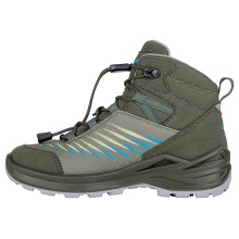 Lowa Wanderschuhe Zirrox II GTX MID Junior (Multifunktion, wasserdicht) olivegrün/skyblau Kinder