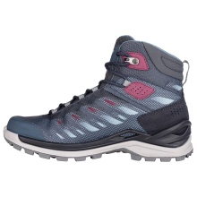 Lowa Wandersschuhe Ferrox Mid GTX (All-Terrain, Synthetik, wasserdicht) navyblau/eisblau Damen