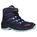 Lowa Winterschuhe Maddox Warm GTX Kid (wasserdicht) navyblau/beere Kinder