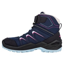 Lowa Winterschuhe Maddox Warm GTX Kid (wasserdicht) navyblau/beere Kinder