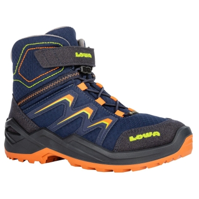 Lowa Winterschuhe Maddox Warm GTX Kid (wasserdicht) navyblau/orange Kinder