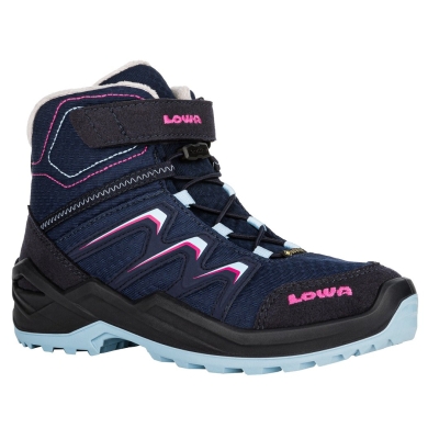 Lowa Winterschuhe Maddox Warm GTX Kid (wasserdicht) navyblau/beere Kinder