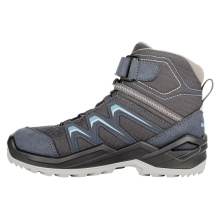 Lowa Winterschuhe Maddox Warm Mid GTX (Textil/Synthetik, wasserdicht) 2024 stahlblau Kinder