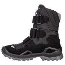 Lowa Winterschuhe Milo Evo GTX High (Textil/Synthetik, wasserdicht) schwarz/grau Kinder