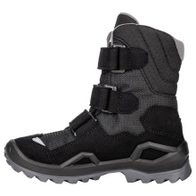 Lowa Winterschuhe Milo Evo GTX High (Textil/Synthetik, wasserdicht) schwarz/grau Kinder