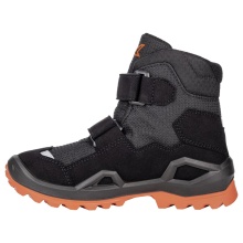 Lowa Winterschuhe Milo Evo Mid GTX (Textil/Synthetik, wasserdicht) schwarz/orange Kinder