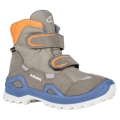 Lowa Winterschuhe Milo Evo Mid GTX (Textil/Synthetik, wasserdicht) braun/orange Kinder