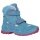 Lowa Winterschuhe Milo Evo Mid GTX (Textil/Synthetik, wasserdicht) türkis/fuchsia Kinder