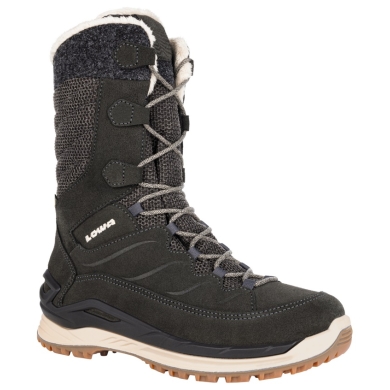 Lowa Winterstiefel Barina EVO GTX (Veloursleder, wasserdicht) anthrazitgrau/champagn Damen