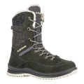 Lowa Winterstiefel Bianca High GTX (Veloursleder/Textil, wasserdicht) 2024 anthrazitgrau/champagn Kinder