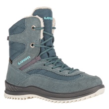 Lowa Winterstiefel Ella GTX (Veloursleder, wasserdicht) rauchgrün/arktisblau Mädchen