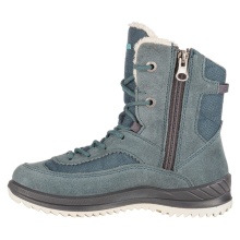 Lowa Winterstiefel Ella GTX (Veloursleder, wasserdicht) rauchgrün/arktisblau Mädchen