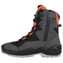 Lowa Winterstiefel Lino GTX (Textil/Synthetik, wasserdicht) graphitegrau/orange Kinder/Jugendliche