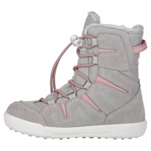 Lowa Winterstiefel Lucy GTX (Veloursleder/Textil, wasserdicht) 2024 grau/rosa Kinder