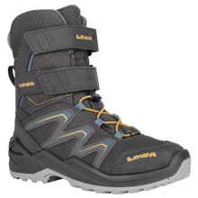 Lowa Winterstiefel Maddox Warm GTX HI (Textil/Synthetik, wasserdicht) graphitegrau/stahlblau Kinder