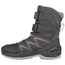 Lowa Winterstiefel Maddox Warm GTX HI (Textil/Synthetik, wasserdicht) graphitegrau/stahlblau Kinder