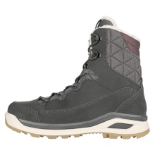 Lowa Winterstiefel Ottawa GTX 2024 (Veloursleder/Textil, wasserdicht) anthrazitgrau/altrosa Damen