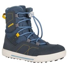 Lowa Winterstiefel Raik GTX (Veloursleder/Textil, wasserdicht) dunkelblau/jeans Kinder