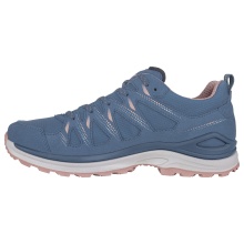 Lowa Wanderschuhe Innox Evo II GTX (All-Terrain, Textil/Mikrofaser, wassderdicht) stahlblau/altrosa Damen