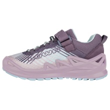 Lowa Wanderschuhe Merger GTX Junior Velcro (Multifunktion, wasserdicht, Klett­ver­schluss) 2025 rose/arktis Kleinkinder