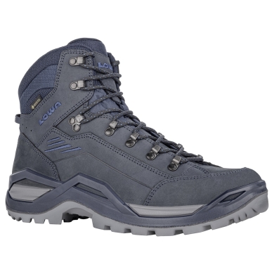 Lowa Wanderschuhe Renegade EVO Mid GTX (All-Terrain, Nubukleder, wasserdicht) navyblau Herren