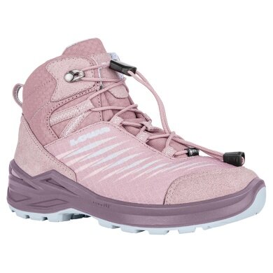 Lowa Wanderschuhe Zirrox II GTX MID Junior (Multifunktion, wasserdicht) alt rosa/eisblau Mädchen