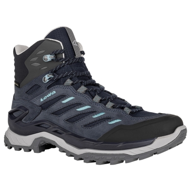 Lowa Wanderschuhe Innovo Mid GTX (All-Terrain, Veloursleder, wasserdicht) navyblau/arktis Damen