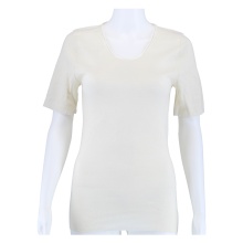 Medima Unterwäsche Shirt (Angora und Wolle) Kurzarm weiss Damen (Gr. S-L)