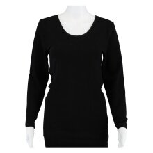 Medima Unterwäsche Langarmshirt (Angora und Wolle) schwarz Damen (Gr. S-L)