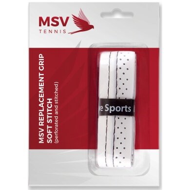 MSV Basisband Soft-Stich Perforated weiss - 1 Stück