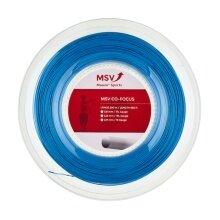 MSV Tennissaite Co Focus (Haltbarkeit+Kontrolle) hellblau 200m Rolle