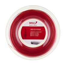 MSV Tennissaite Co Focus (Haltbarkeit+Kontrolle) rot 200m Rolle