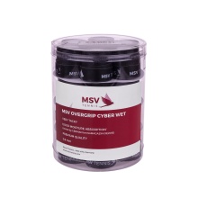 MSV Overgrip Cyber Wet 0.6mm (Schweissabsorption/Haltbarkeit) schwarz 24er Box