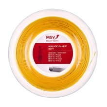 MSV Tennissaite Focus Hex Soft 1.20 (Haltbarkeit+Touch) gelb 200m Rolle