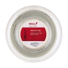 MSV Tennissaite Multi Q10 1.30mm (Armschonung+Touch) weiss 200m Rolle