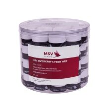 MSV Overgrip Cyber Wet 0.6mm (Schweissabsorption/Haltbarkeit) weiss 60er Box