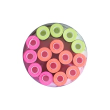 MSV Overgrip Cyber Wet 0.6mm (Schweissabsorption/Haltbarkeit) neongelb/orange/pink 60er Box