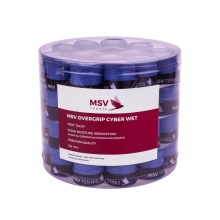 MSV Overgrip Cyber Wet 0.6mm (Schweissabsorption/Haltbarkeit) blau 60er Box