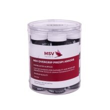 MSV Overgrip Prespi Absorb 0.6mm (Schweissabsorption/Komfort) weiss 24er Box