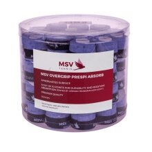 MSV Overgrip Prespi Absorb 0.6mm (Schweissabsorption/Komfort) blau 60er Box