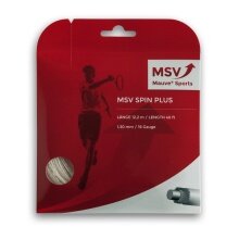 MSV Tennissaite Spin Plus 1.30 (Allround+Spin) natur 12m Set