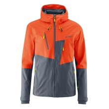 Maier Sports Wanderjacke Narvik (atmungsaktiv, wind- und wasserdicht) orange/ombreblau Herren